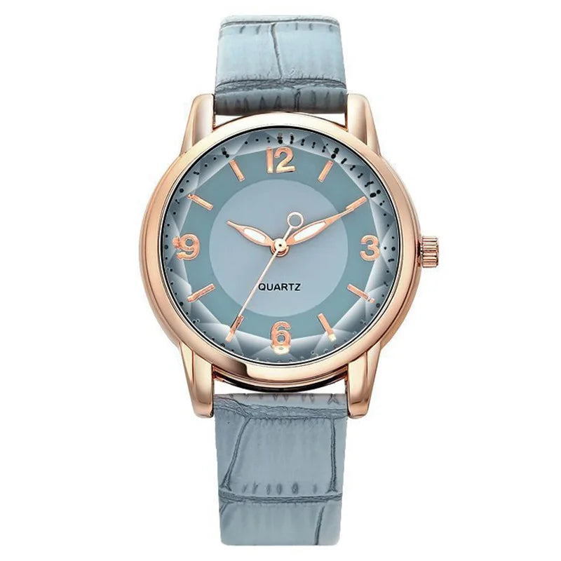 Ladies Leather Watches Women Watch Dial Quartz Creative Fashion Quartz Watch Montre Femme Reloj Mujer Relojes Para Mujer