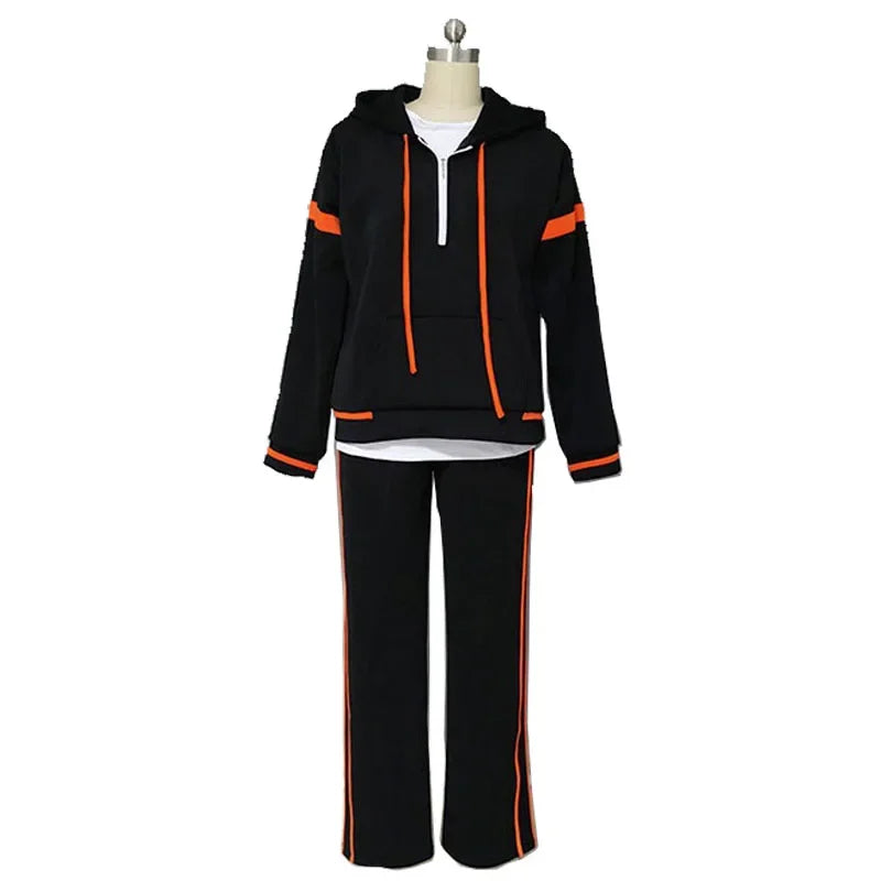 Ensemble Stars Tsukinaga Leo Cosplay Sportswear Knights Costume Virtual Idol Daily Clothing Unisex Hooded Hoodie Pants