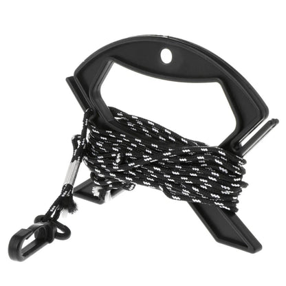 1Pc Black EDC Paracord Winder Spool Cord Tidy Holder Fishing Line Winder Cable Spools Rope Organizer Survival Outdoor Tool