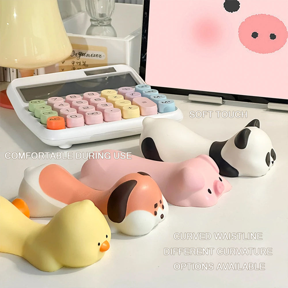 New Cute Panda Wrist Rest Support For Mouse Pad Computer Laptop Arm Rest For Desk Ergonomic Kawaii Slow Rising Squishy Toys 1PC