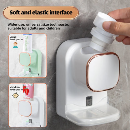 3 Mode Smart Toothpaste Dispenser Automatic Sensor Electric Wall Mounted Tooth Paste Squeezer USB Removable Bathroom Accessories