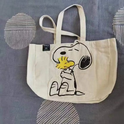 New Women  cartoon Snoopy Bag Women's Crossbody Bag Single Shoulder Underarm Small Square Bag