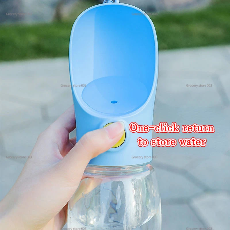 Pet Dog/Kitten Accompanying Water Cup Go Out Outdoor Feeding Water Drinking Fountain Portable Multi-capacity Water Bottle 01