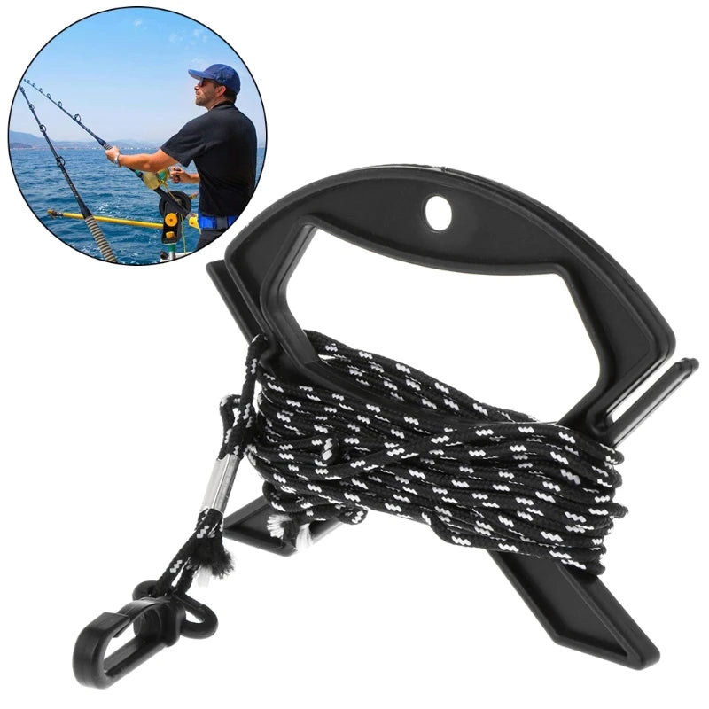 1Pc Black EDC Paracord Winder Spool Cord Tidy Holder Fishing Line Winder Cable Spools Rope Organizer Survival Outdoor Tool