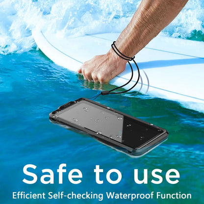 Diving Waterproof Phone Case Within 7.1" for Snorkelling Universal Self-Check Waterproof Underwater Cover for LG Google Xiaomi