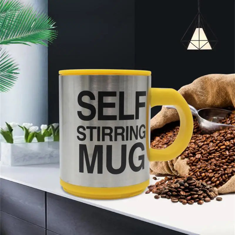 400ml Mugs Automatic Electric Lazy Self Stirring Mug Cup Coffee Milk Mixing Mug Smart Stainless Steel Juice Mix Cup Drinkware