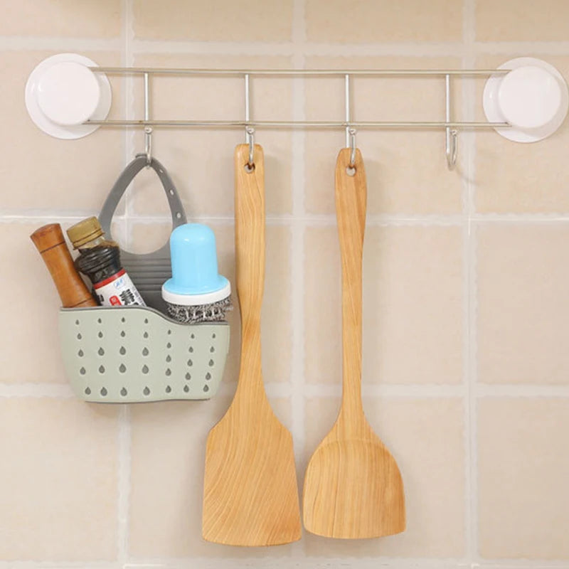 Sink plastic drainage basket storage hanging basket kitchen small items kitchen utensils storage rack drainage rack small tools