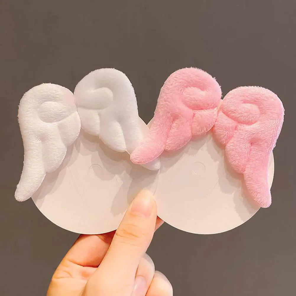 Super Cute Angel Wing Plush Hairpin Children Girl Hair Clip Accessories Barrettes Hairgrip Headdress Headwear Hairclip Ornaments