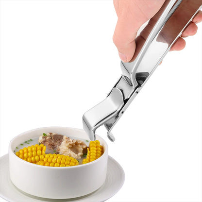 Anti-scalding Clip Hot Bowl Holder Dish Clamp Pot Pan Gripper Clip Hot Dish Plate Bowl Lifter Retriever Tongs Kitchen Supplies