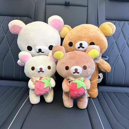 48cm Rilakkuma Plush Teddy Bear Plushies Lovely Animal Kuma Stuffed Doll Kawaii Room Deocr Toys Hobbies Festival Gift for Kids