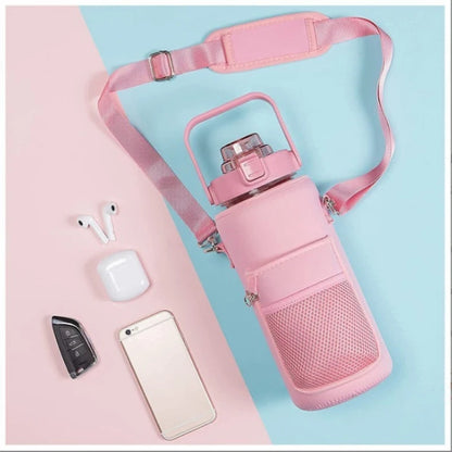 2L Water Bottle Cover Insulator Sleeve Bag Tumbler Bottle Case Bag With Strap Portable For Camping Outdoor Sports Drinkware Bag