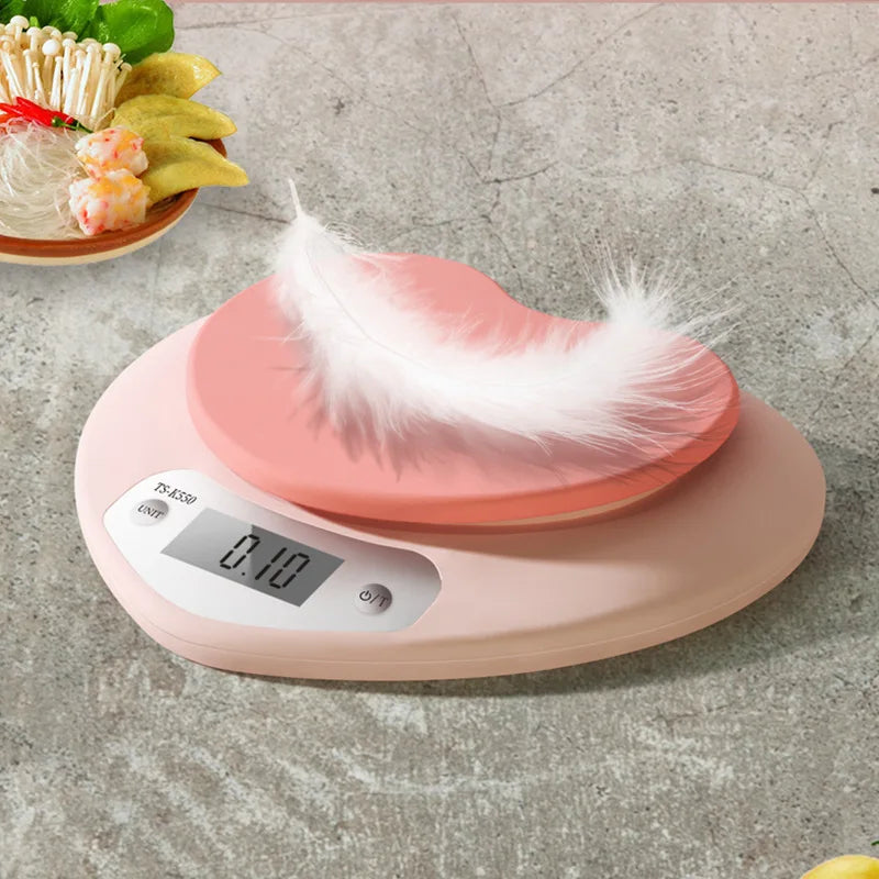 High Precision Cute Mini Kitchen Electronic Scale for Baking and Food, Wholesale Charging Kitchen Scale Measuring Tools