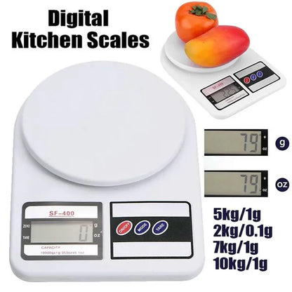 Digital Kitchen Scale 10kg/1g Precise Food Balance Electronic Scale LCD Display Portable Digital Scales Kitchen Accessories