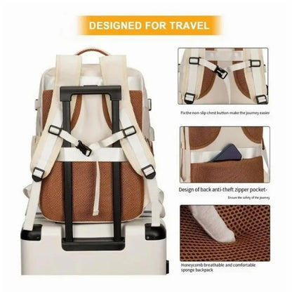 Travel Backpack Airplane Cabin For Women Men Laptop Anti-theft Business Easyjet Plane 45x30x20 Backpacks