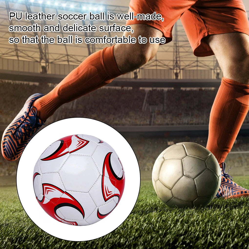 Cyclone Color Football Professional Soccer Ball Standard Size 4 Football PU  Leather  Machine-Stitched Football