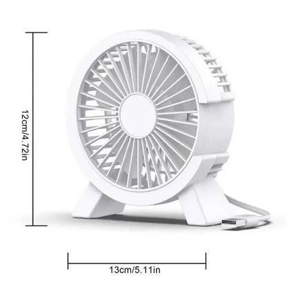 Electric Fan Portable Cooling for Laptops Silent Usb Fan for Home Officeoutdoor Desktop Cooler Camping Air Mini Appliances