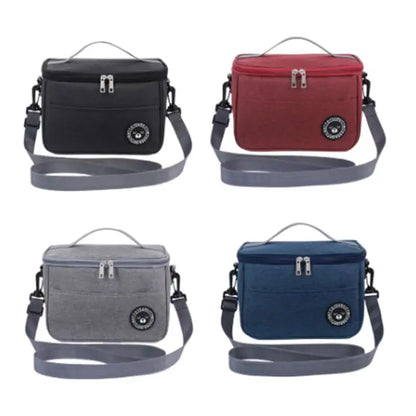 Insulated Lunch Box Men Women Travel Portable Camping Picnic Bag Cold Food Cooler Thermal Bag Kids Insulated Case With Strap 1