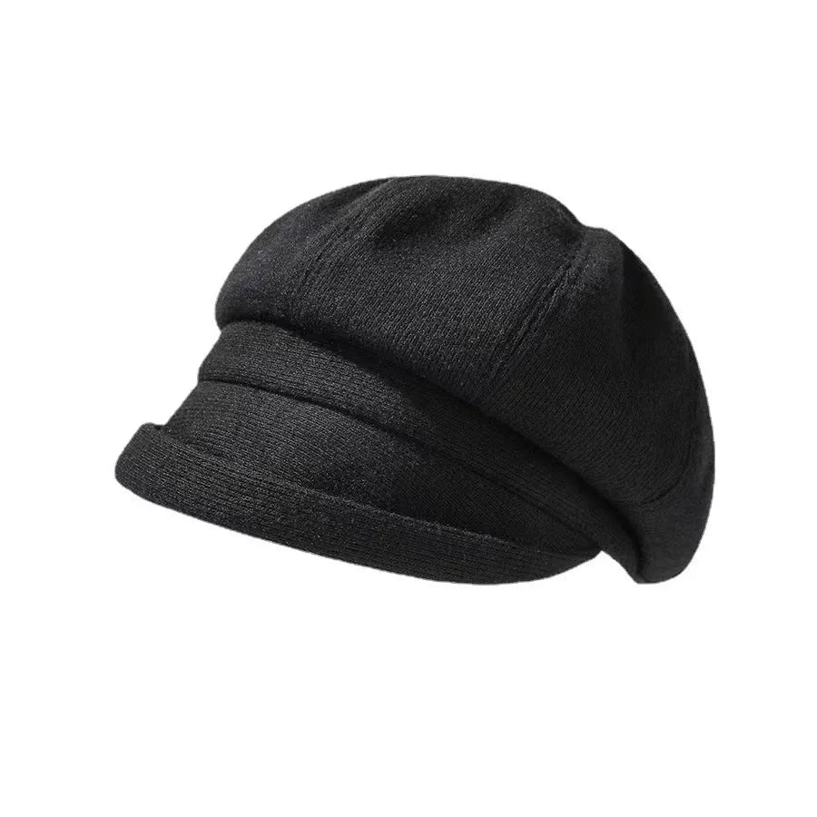 Newsboy Cap Hat Women Winter Autumn Casual Octagonal Hats For Women Retro Beret Fashion Solid Color Beret Gorro Korean New