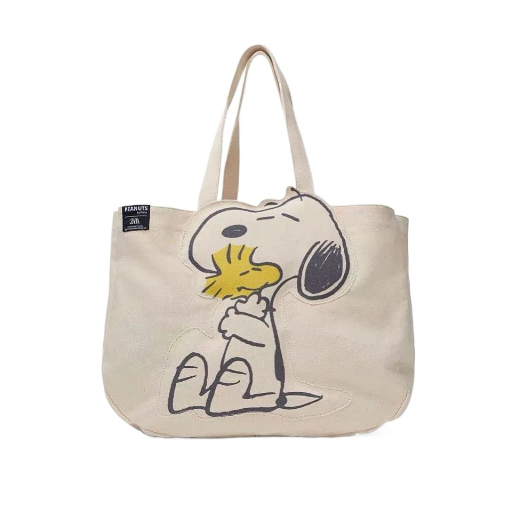 New Women  cartoon Snoopy Bag Women's Crossbody Bag Single Shoulder Underarm Small Square Bag