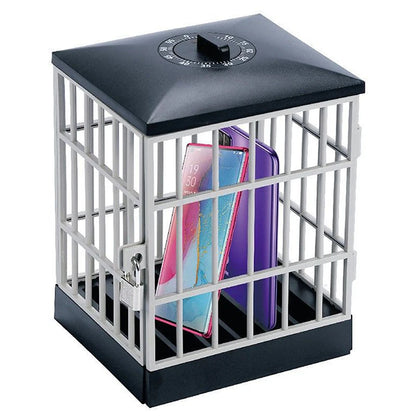 Cell Phone Jail with Timer Creative Cell Prison Lock for Party Home Table Office Cell Phone Cage Prison Cell Phone Storage Box