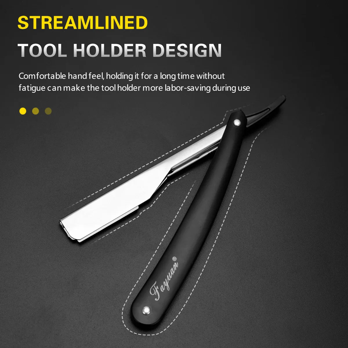 Pro Manual Shaver Straight Edge Stainless Steel Sharp Barber Razor Folding Shaving Beard Cutter Holder Barber Tools