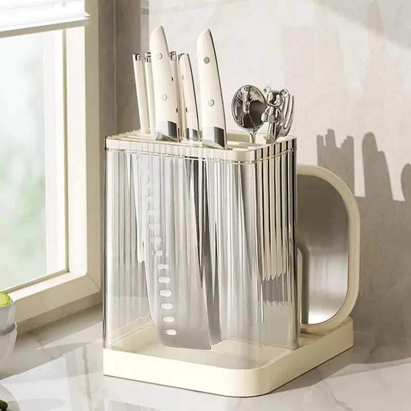 MultiFunction Kitchen Knife Stand Holder Storage Cutting Board Organizer Cutlery Box Knife Pot Cover Stand Cutlery Holder