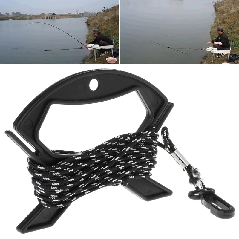 1Pc Black EDC Paracord Winder Spool Cord Tidy Holder Fishing Line Winder Cable Spools Rope Organizer Survival Outdoor Tool