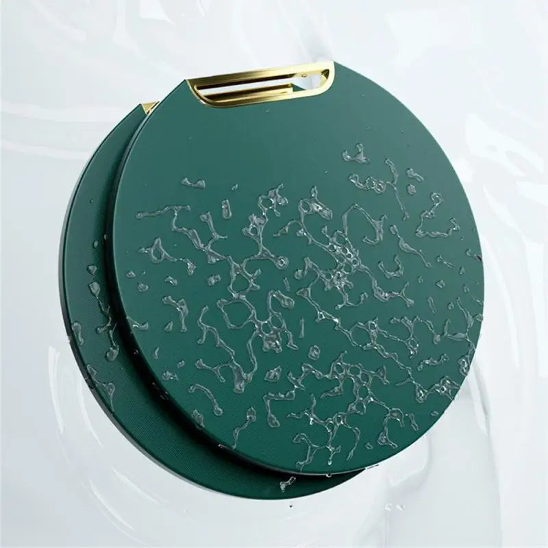 Chopping Board Anti-mildew Green Cutting Plate Household Cutting Board Anti-skid Round Kitchen Supplies Pe