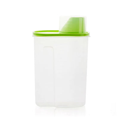 Plastic Kitchen Rice Cereal Bean Food Storage Dispenser Container Lid Sealed Box Storage Bottles Jar Practical