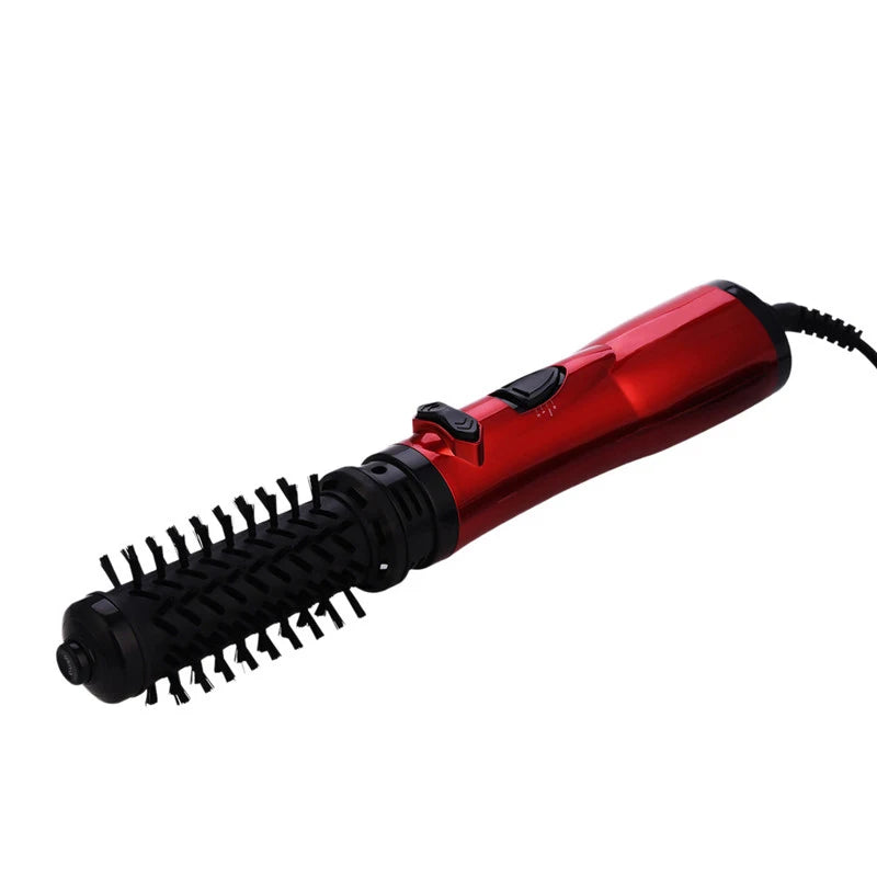 Hot selling portable 2-in-1 rotary hair dryer straight hair comb hot air brush negative ion hairstyle comb