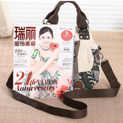 MOTAORA New Vintage Messenger Handbag Ladies Large Capacity Crossbody Tote Bags Women Chinese National Style Canvas Shoulder Bag