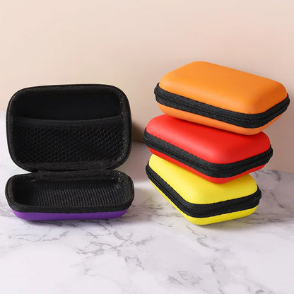 Sundries Travel Storage Bag Charging Case for Earphone Package Zipper Bag Portable Travel Cable Organizer Electronics Storage