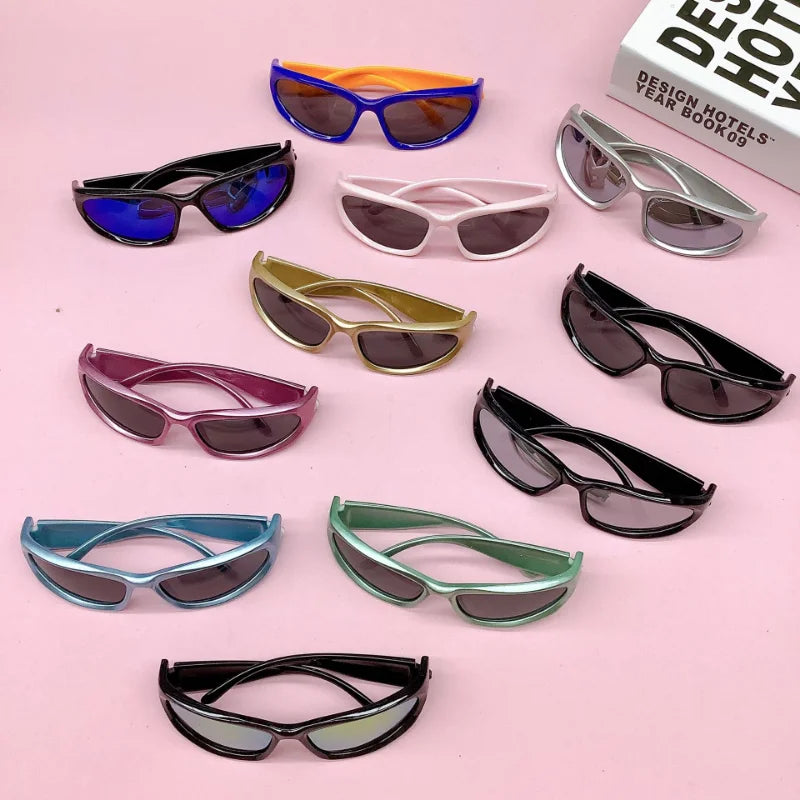 New Kids Polarized Sunglasses Cute Children's Sports Y2k Sun Glasses Children Riding Hiking Protection Glasses UV400 Eyewear