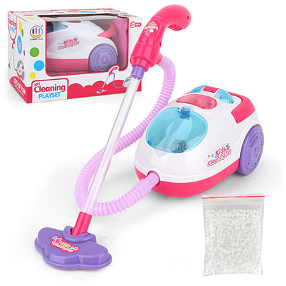 Vacuum Cleaner for Children Toy Household Cleaning Dust Catcher Toys with Sound Light for Boy Girls Pretend Play Games Kids Gifs