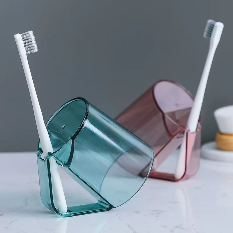 Mouthwash cup with toothbrush holder Creative inverted drain couple students drink water brushing cup