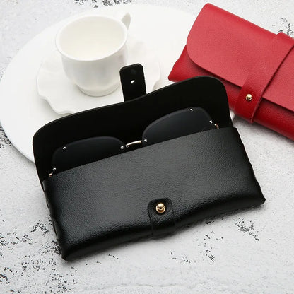 Fashion PU Leather Glasses Bag Protective Sunglasses Cover Boxes Reading Eyeglasses Pouch Eyewear Protector Case Accessories