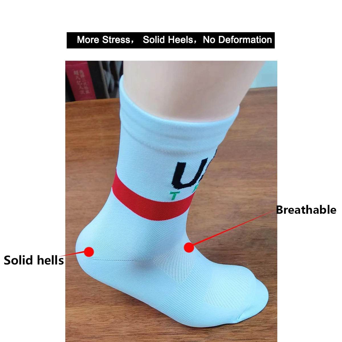 2 Pairs ITALIA Team Sporting Socks Men Women Fashion Breathable  Bike Socks Quick-dry Outdoor Running Football Socks