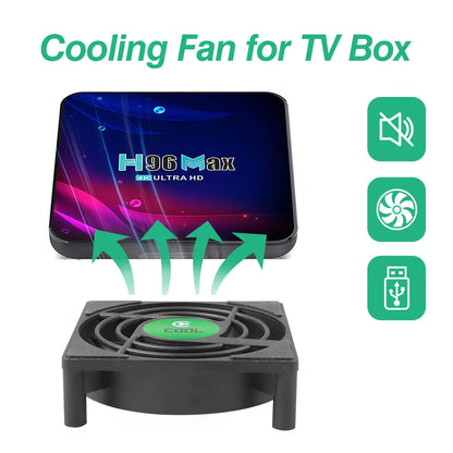 Kebidumei USB Mini fan Cooling Fan DC 5V for PC TV Box Set Top Box fan silent radiating 80x80x25mm free shipping With 30cm Cable