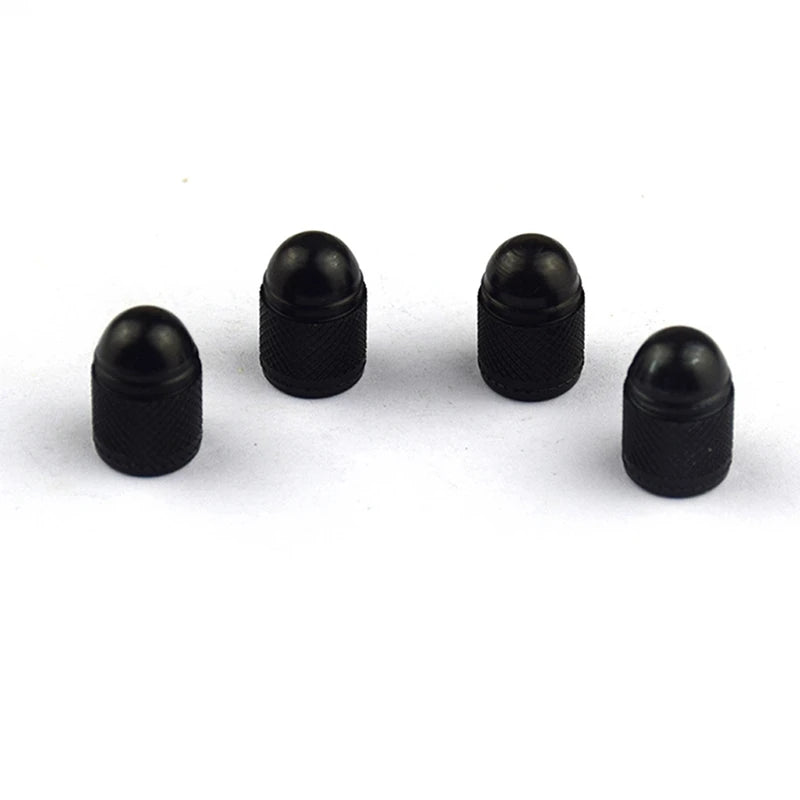 4pcs  Aluminum Nipple Caps Bullet Car Truck Air Port Cover Tire Rim Valve Wheel Stem Cap Exterior Parts Car Accessories