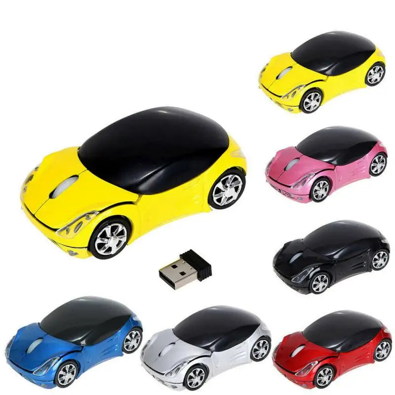 Wireless Mouse Battery Mice Wireless Computer Mouse 2.4G Office Gaming Mouse 3 Key Cute Car Interesting Mouse For Laptop PC