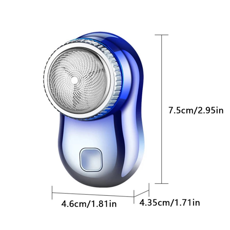 Mini Electric Travel Shaver For Men Woman USB Rechargeable Shaver Pocket Size Washable Portable Painless Cordless Trimmer