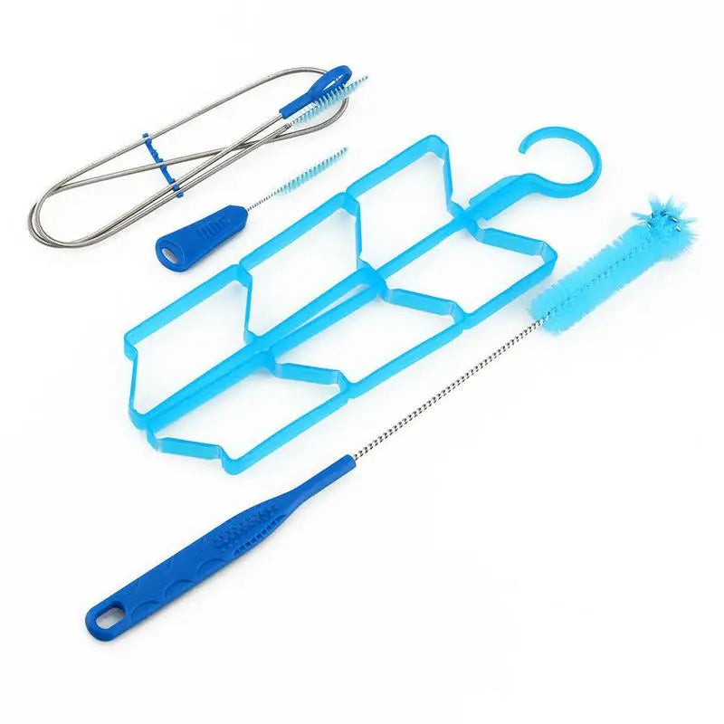 4in1 Hydration Bladder Tube Brush Water Bag Cleaning Kit Long Brush Cleaning Tool For Universal Bladders