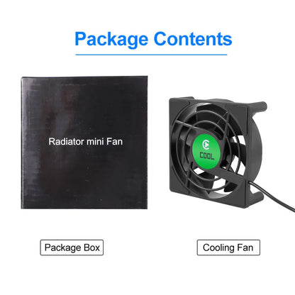 Kebidumei USB Mini fan Cooling Fan DC 5V for PC TV Box Set Top Box fan silent radiating 80x80x25mm free shipping With 30cm Cable