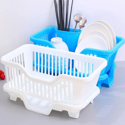 Bowls Plates Countertop Dinnerware Drain Board Utensils Drainer Rack Dish Drying Rack Storage Rack