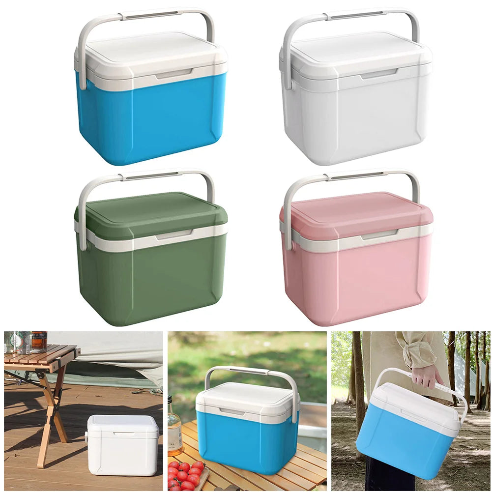 Outdoor Incubator Large Capacity Fresh-Keeping Incubator 5L Ice Bucket Portable Mini Fridge Camping BBQ Equipment