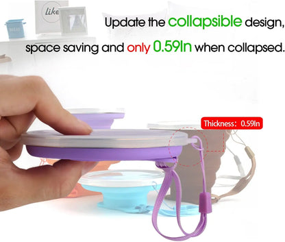 Silicone Foldable Cup Collapsible Telescopic Cute Water Bottle Outdoor Travel Children Cups Teacups Ware Jug Drink Water Copa