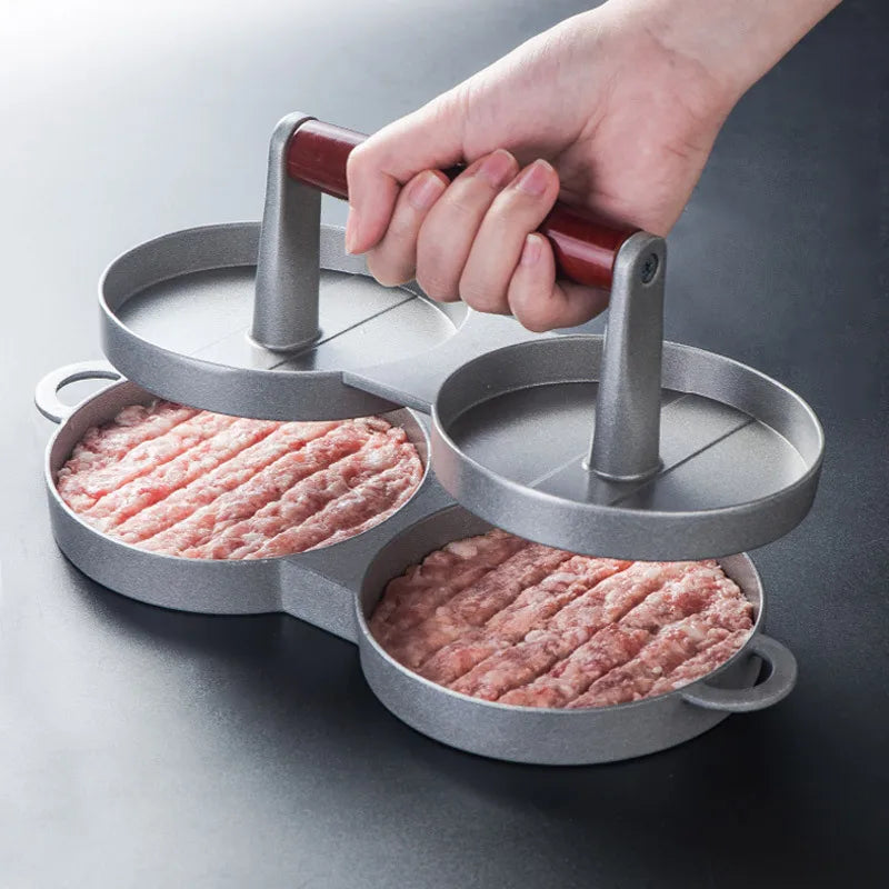 Round Shape Meat Tools Hamburger Press Hamburger Plastic Meat Beef Grill Burger Press Patty Maker Mold Kitchen Supply Tool