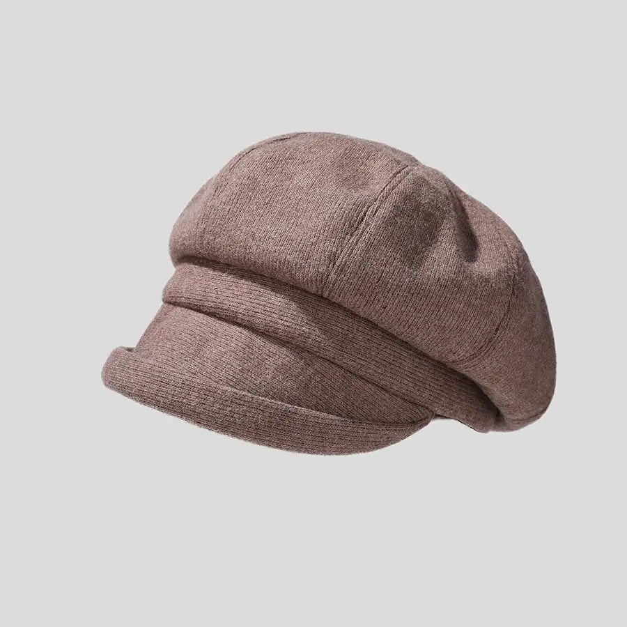 Newsboy Cap Hat Women Winter Autumn Casual Octagonal Hats For Women Retro Beret Fashion Solid Color Beret Gorro Korean New