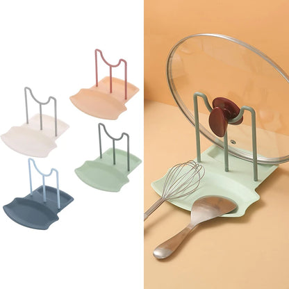 Spatula Rack Cabinet Organization Spoon Stand Storage Shelf Racks Pot Lid Holder Kitchen Gadget