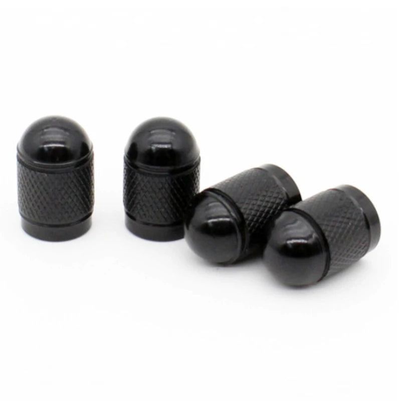 4pcs  Aluminum Nipple Caps Bullet Car Truck Air Port Cover Tire Rim Valve Wheel Stem Cap Exterior Parts Car Accessories